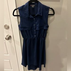 Asymmetrical Blue Dress. USED - In excellent condition. No stains or flaws!